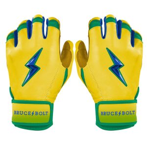 "Coach RAC" Limited Edition Short Cuff Batting Gloves - RAC Yellow