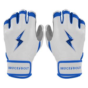 PREMIUM PRO CHROME Series Short Cuff Batting Gloves | ROYAL