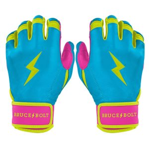PREMIUM PRO Creator Series Short Cuff Batting Gloves | CARIBBEAN BLUE