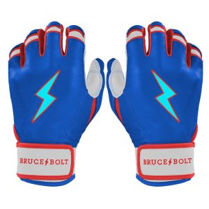 PREMIUM PRO Creator Series Short Cuff Batting Gloves | Outman Blue/Glow