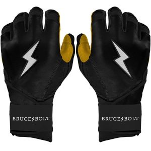 PREMIUM PRO Long Cuff Batting Gloves | BLACK