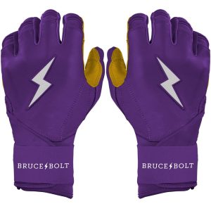 PREMIUM PRO Long Cuff Batting Gloves | Purple