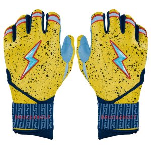 PREMIUM PRO NOOTBAAR Series Long Cuff Batting Gloves | NOOTBAAR YELLOW