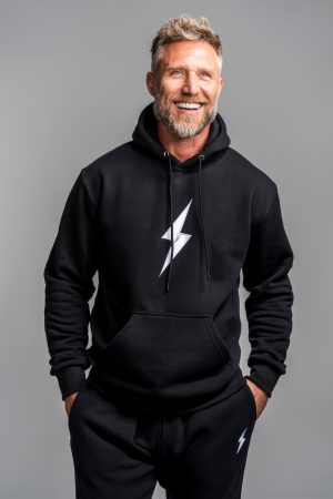 BOLT Hoodie - Black/White Bolt