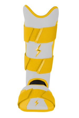 BRUCE BOLT Chrome Series Leg Guard - YELLOW