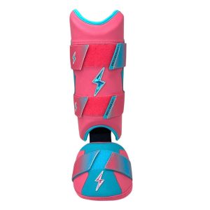 BRUCE BOLT Signature Series Leg Guard - CLARK PINK/TEAL