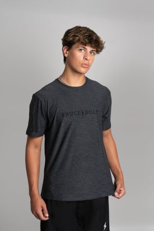 SuperSoft BRUCE BOLT Short Sleeve Shirt - Charcoal