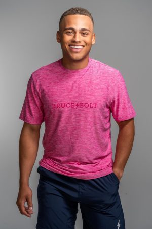 SuperSoft BRUCE BOLT Short Sleeve Shirt - Pink