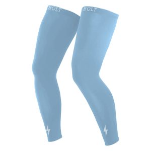 Compression Xtra Long Leg Sleeves (2-Pack) - Baby Blue