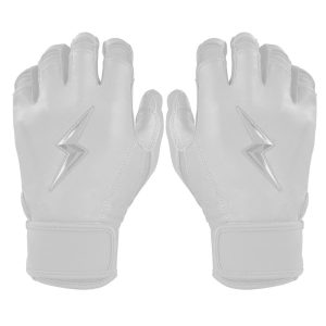 Bear Series Short Cuff Batting Gloves - Whiteout