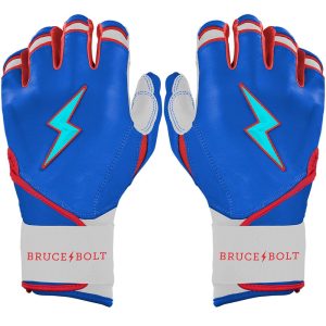PREMIUM PRO Creator Series Long Cuff Batting Gloves - Outman Blue/Glow