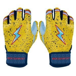 PREMIUM PRO NOOTBAAR Series Short Cuff Batting Gloves - NOOTBAAR YELLOW