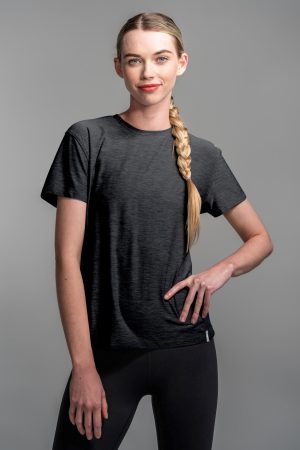 Women's SuperSoft Short Sleeve Shirt - Charcoal