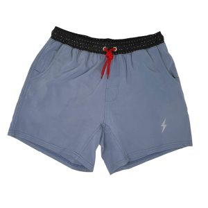 Performance 5 Short w/ Liner - Steel Blue