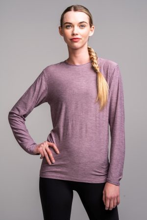 Women's SuperSoft Long Sleeve Shirt - Cranberry