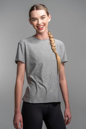 Women's SuperSoft Short Sleeve Shirt - Grey